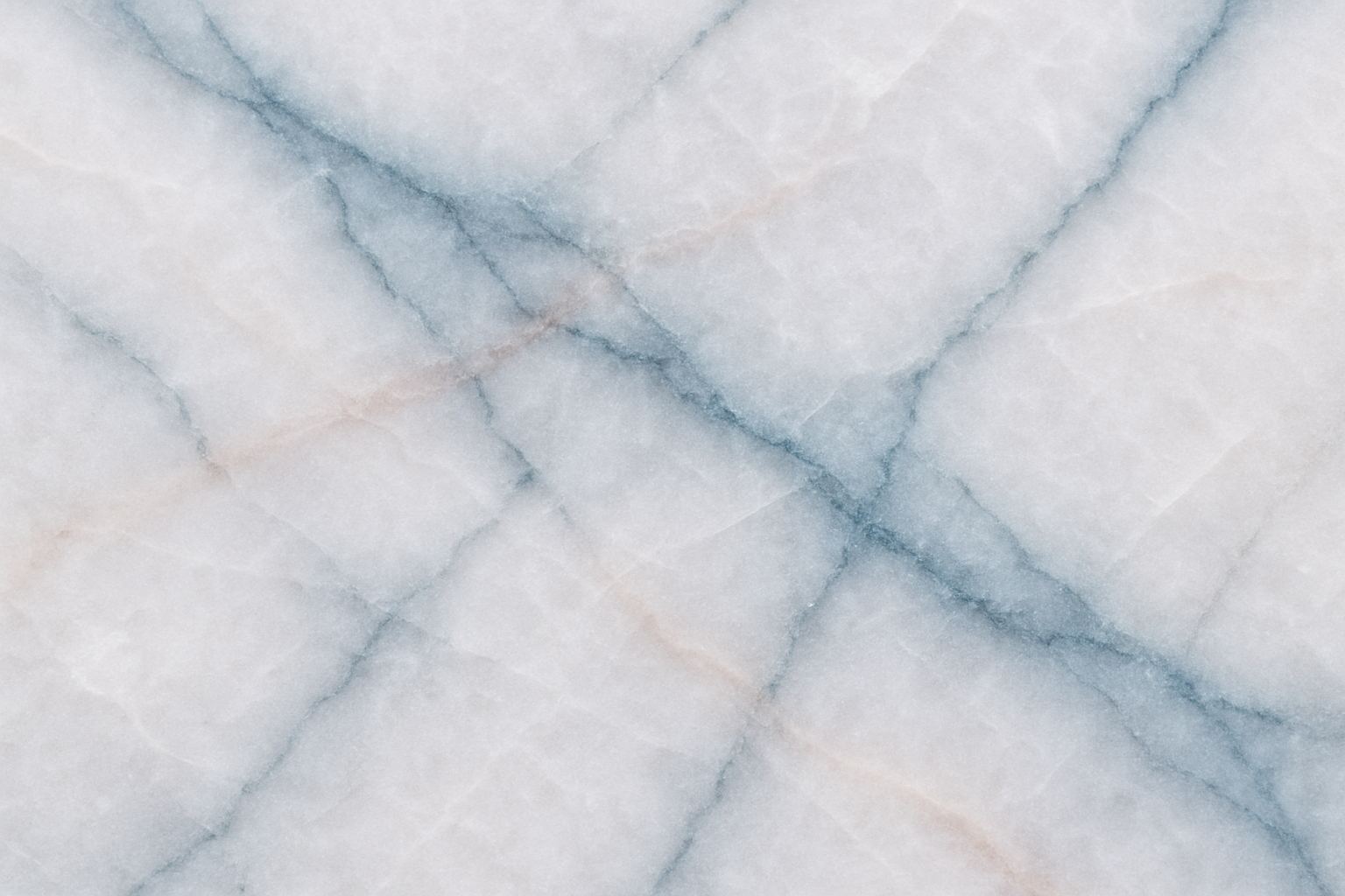 Pale grey marble veined with cold blue