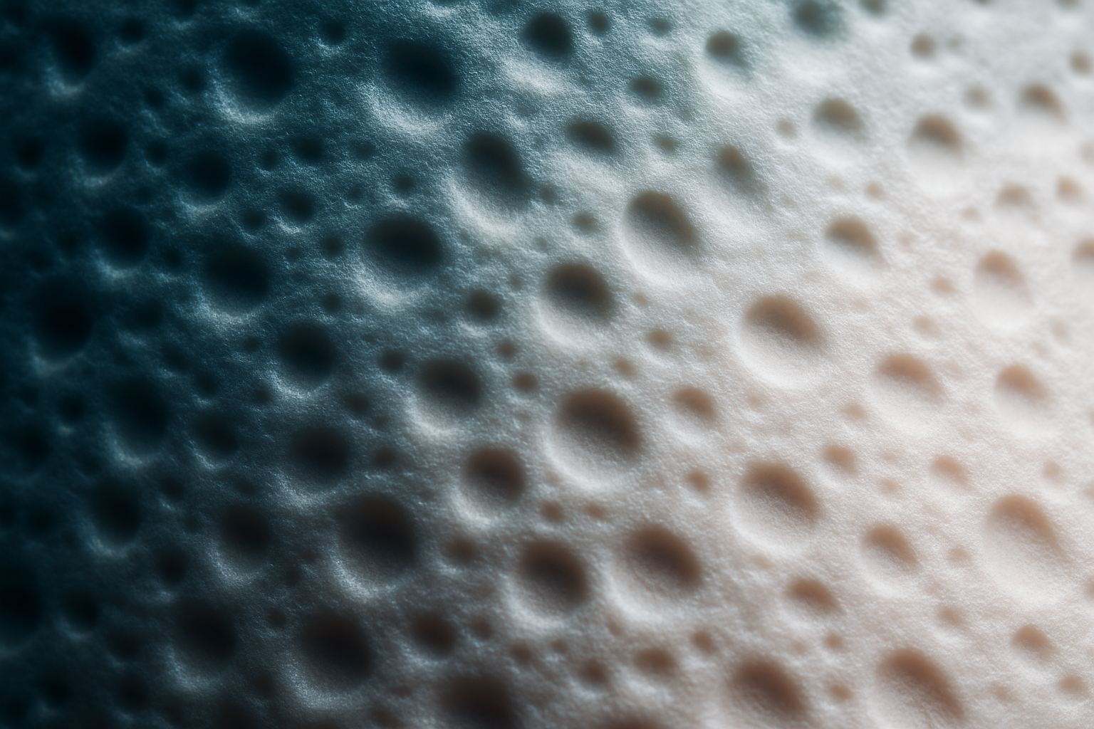 Acne and scarring, editorial image